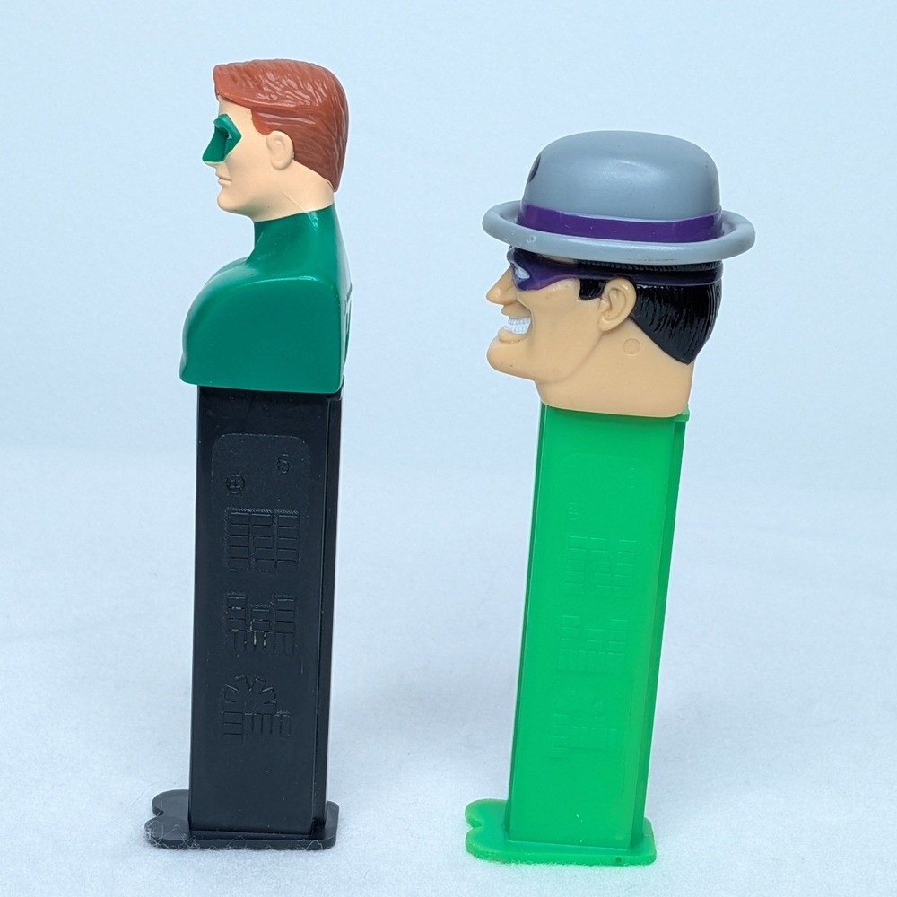 PEZ DC Comics Green Lantern Riddler Candy Dispensers Lot *WORKING* - Picture 4 of 6